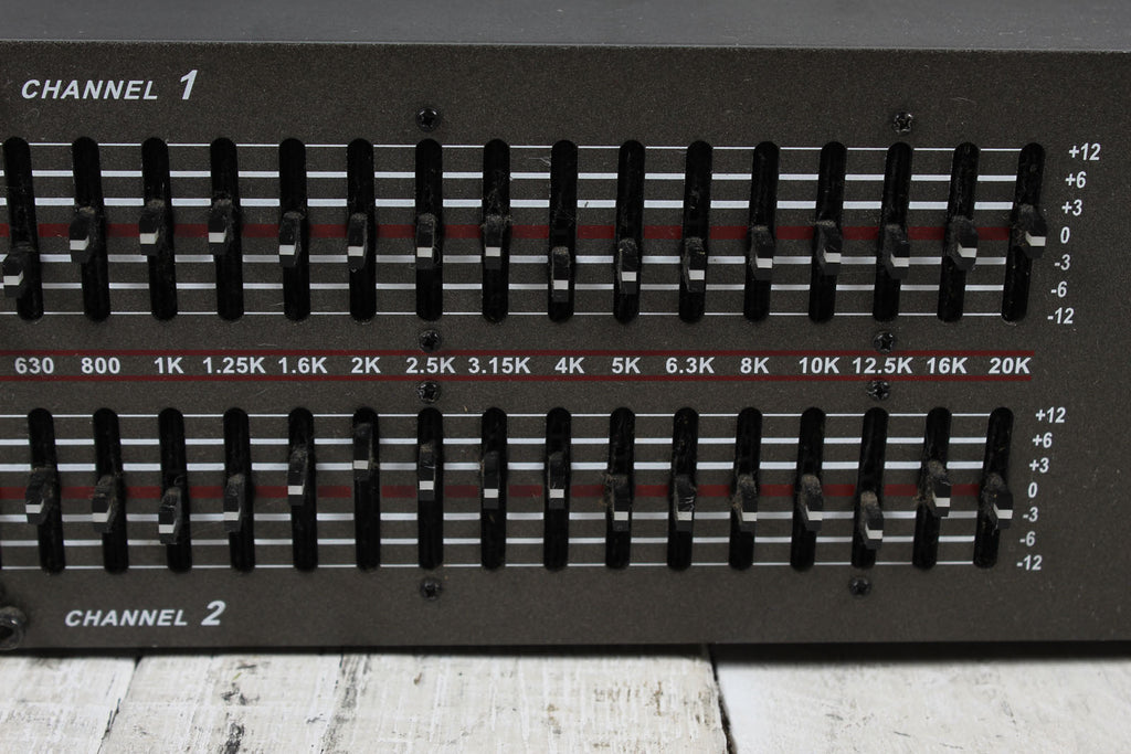 DOD SR231 QX Dual 31 Band EQ Rack Mount Graphic Equalizer