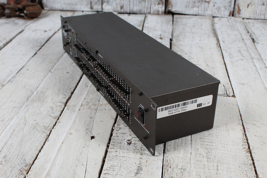 DOD SR231 QX Dual 31 Band EQ Rack Mount Graphic Equalizer