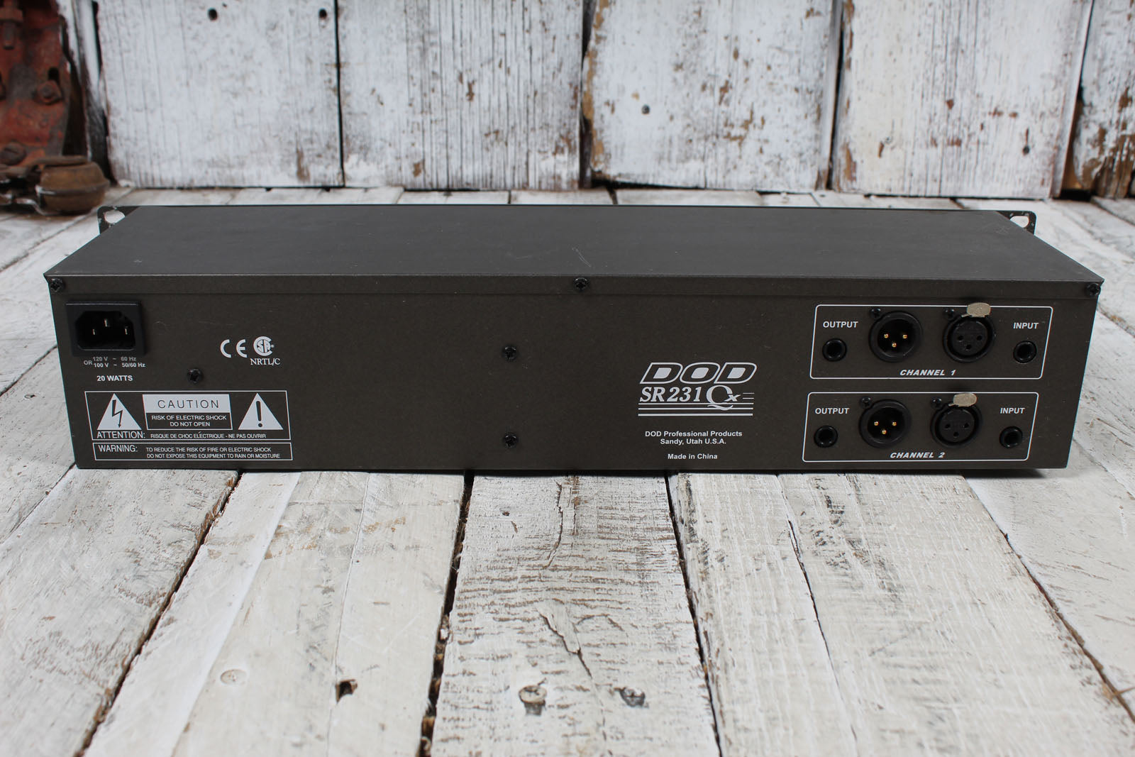 DOD SR231 QX Dual 31 Band EQ Rack Mount Graphic Equalizer