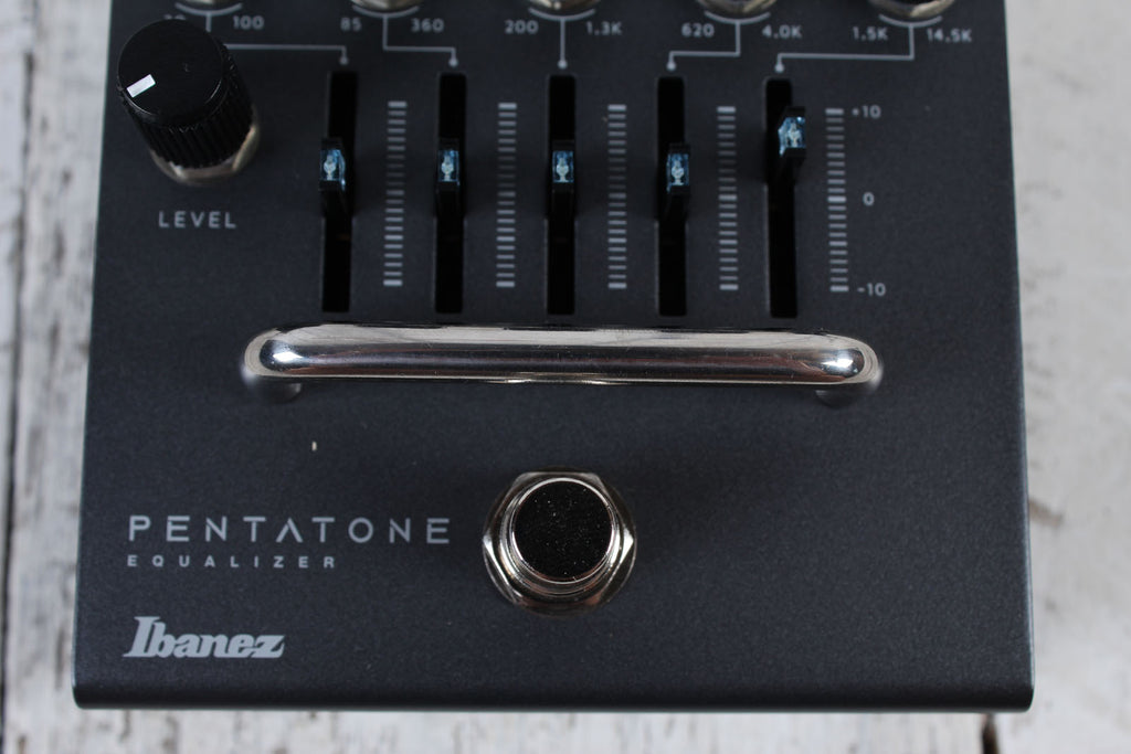 Ibanez PTEQ Pentatone Parametric EQ Pedal Electric Guitar EQ Effects Pedal