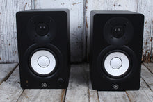 Load image into Gallery viewer, Yamaha HS4 PAIR OF TWO Powered Studio Monitor Bi Amp 2 Way Active Speakers Black