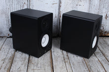 Load image into Gallery viewer, Yamaha HS4 PAIR OF TWO Powered Studio Monitor Bi Amp 2 Way Active Speakers Black