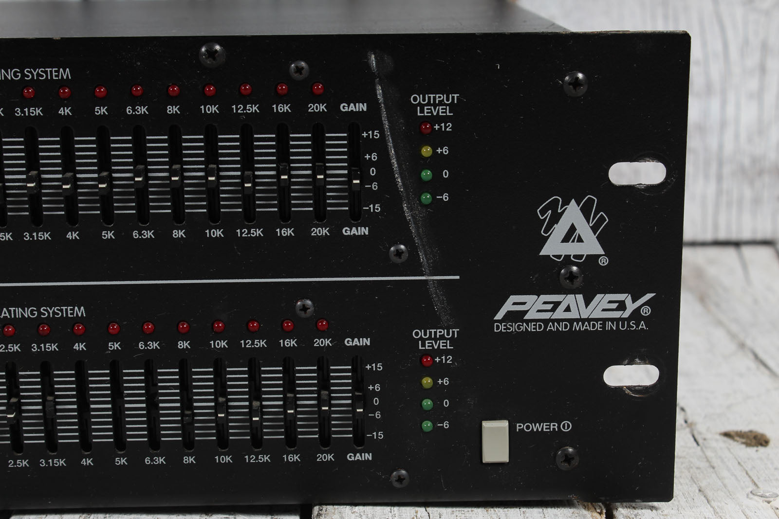 Peavey Q231F Dual 31 Band Graphic Equalizer Rack Mount EQ