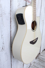 Load image into Gallery viewer, Yamaha Thinline Cutaway Acoustic Electric Guitar Vintage White Finish APX600 VW