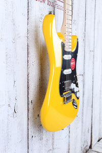 Squier Affinity FSR Stratocaster HSS Electric Guitar Graffiti Yellow