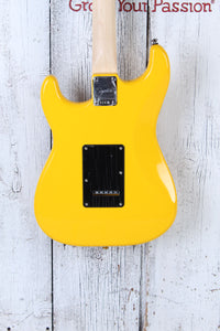 Squier Affinity FSR Stratocaster HSS Electric Guitar Graffiti Yellow
