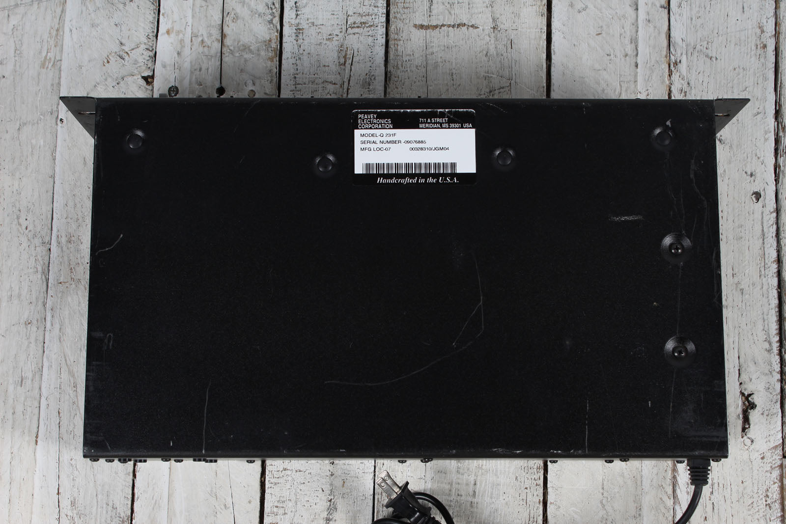 Peavey Q231F Dual 31 Band Graphic Equalizer Rack Mount EQ