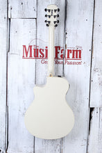 Load image into Gallery viewer, Yamaha Thinline Cutaway Acoustic Electric Guitar Vintage White Finish APX600 VW