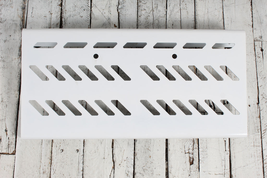 Gator GPB-BAK-WH  Large Aluminum Guitar Effects Pedal Board with Carry Bag White