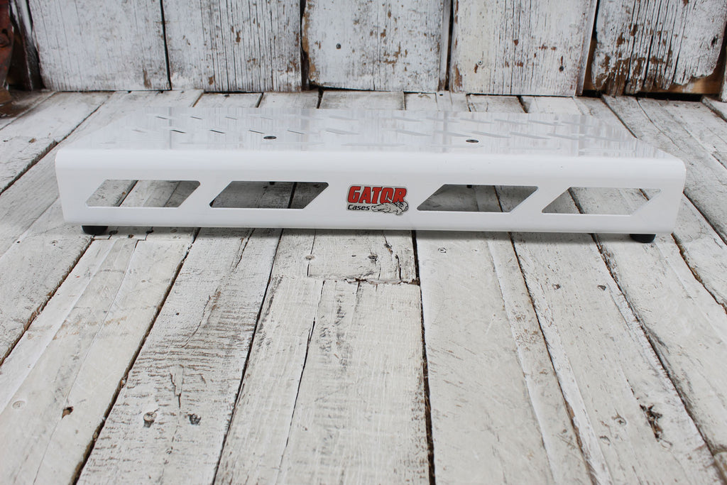 Gator GPB-BAK-WH  Large Aluminum Guitar Effects Pedal Board with Carry Bag White