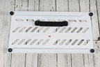 Gator GPB-BAK-WH  Large Aluminum Guitar Effects Pedal Board with Carry Bag White