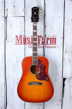 Load image into Gallery viewer, Epiphone Hummingbird Dreadnought Acoustic Electric Guitar Aged Cherry Sunburst