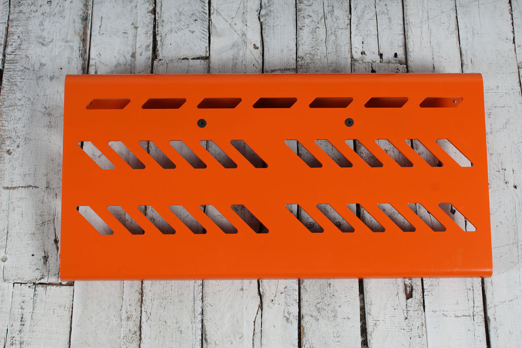 Gator GPB-BAK-OR Large Aluminum Guitar Effects Pedal Board Orange w Carry Bag