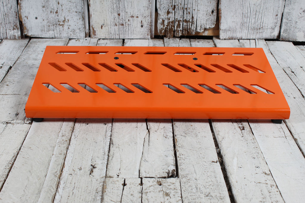 Gator GPB-BAK-OR Large Aluminum Guitar Effects Pedal Board Orange w Carry Bag
