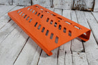 Gator GPB-BAK-OR Large Aluminum Guitar Effects Pedal Board Orange w Carry Bag