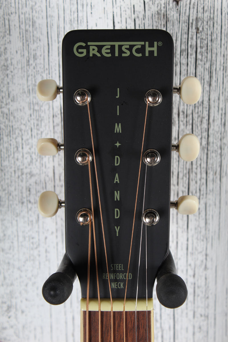 Jim Dandy Parlor Acoustic Guitar 24 Inch Scale Rex Burst Finish
