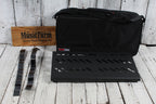 Gator GPB BAK 1 Large Aluminum Guitar Effects Pedal Board with Carry Bag Black