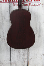 Jim Dandy Parlor Acoustic Guitar 24 Inch Scale Rex Burst Finish