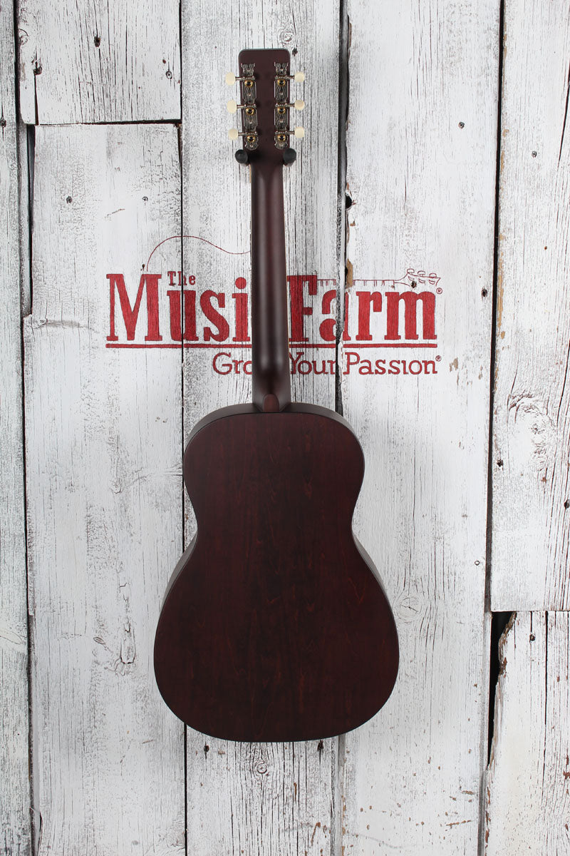 Jim Dandy Parlor Acoustic Guitar 24 Inch Scale Rex Burst Finish