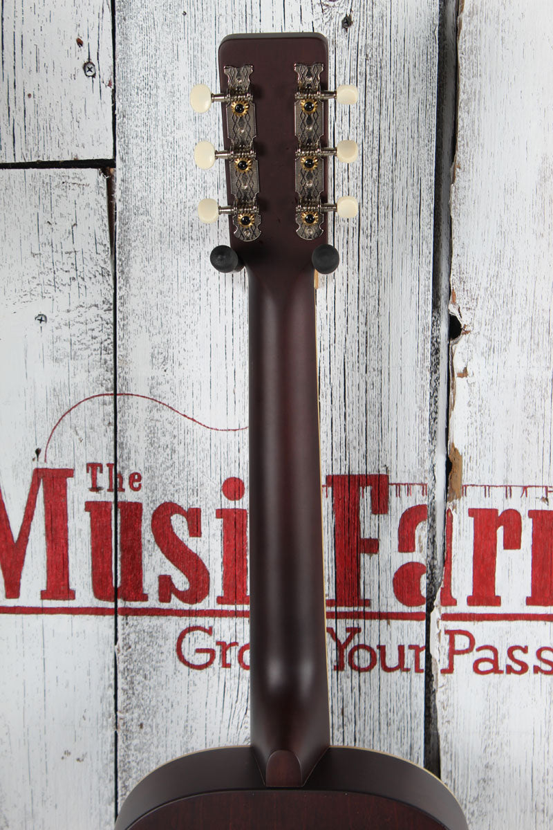 Jim Dandy Parlor Acoustic Guitar 24 Inch Scale Rex Burst Finish