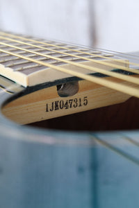 Yamaha APX600 Thinline Cutaway Acoustic Electric Guitar Oriental Blue Burst