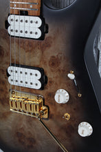 Load image into Gallery viewer, Charvel Pro-Mod DK24 HH 2PT CM Poplar Burl Electric Guitar Trans Black Burst