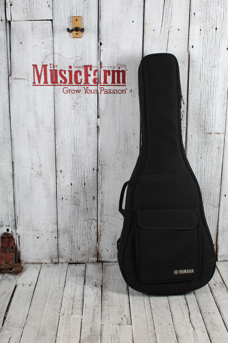 Yamaha TransAcoustic Dreadnought Acoustic Electric Guitar Trans Black w Gig Bag