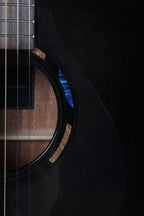 Yamaha TransAcoustic Dreadnought Acoustic Electric Guitar Trans Black w Gig Bag