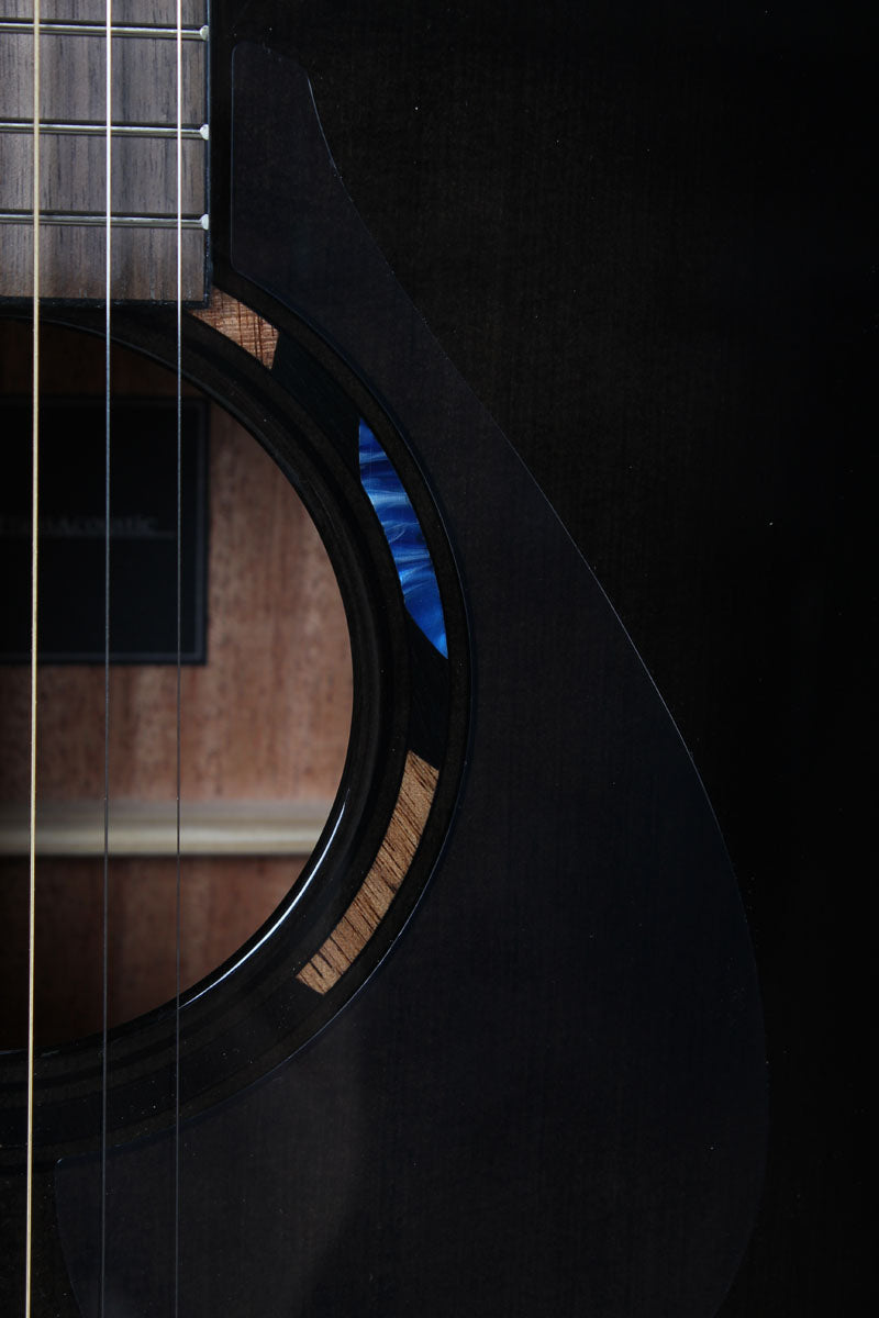 Yamaha TransAcoustic Dreadnought Acoustic Electric Guitar Trans Black w Gig Bag