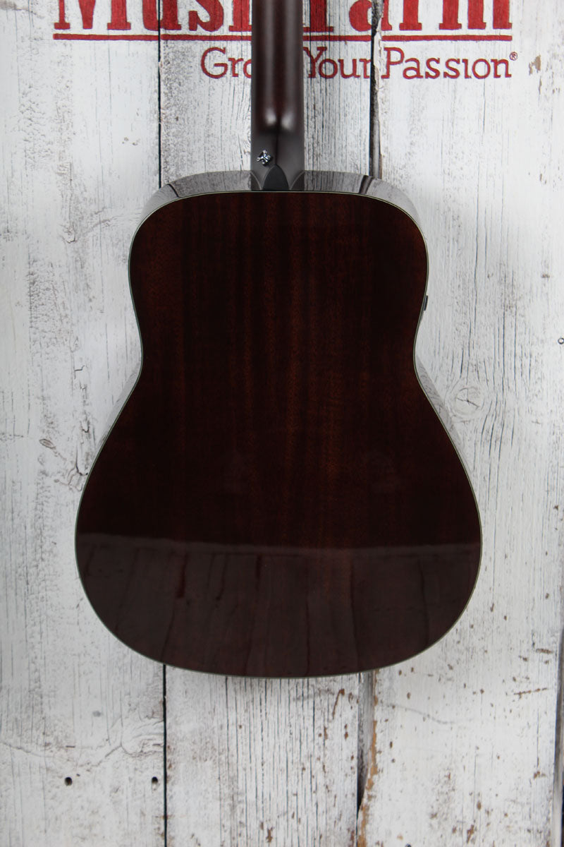 Yamaha TransAcoustic Dreadnought Acoustic Electric Guitar Trans Black w Gig Bag