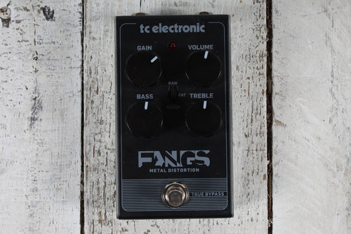 TC Electronic Fangs Distortion Pedal Electric Guitar Distortion Effects Pedal