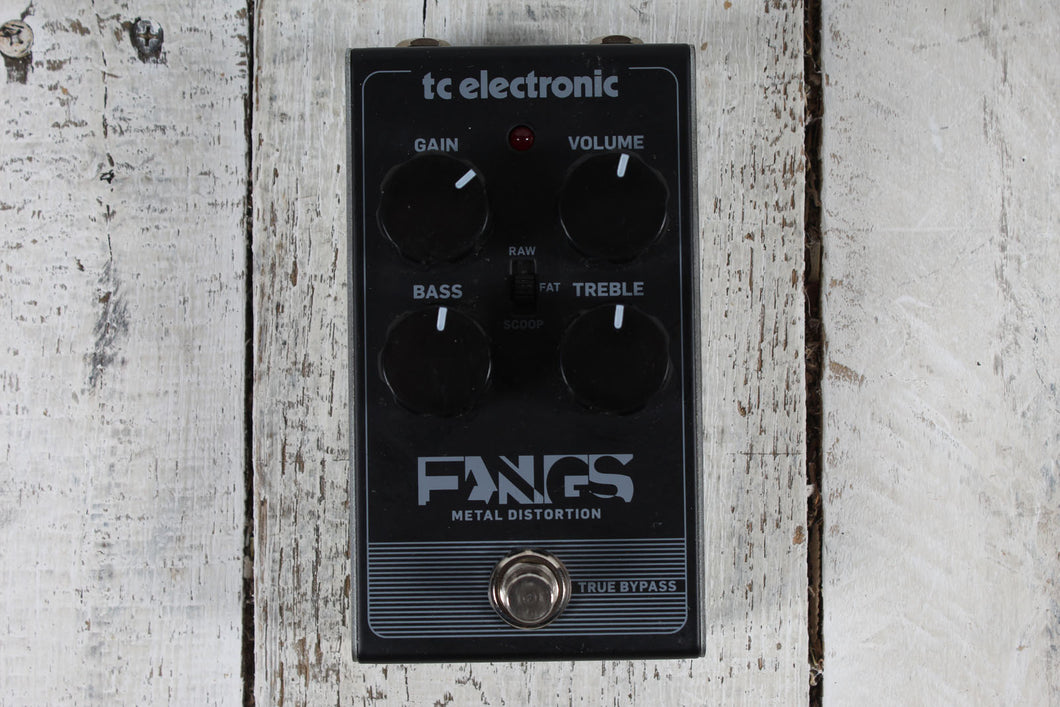 TC Electronic Fangs Distortion Pedal Electric Guitar Distortion Effects Pedal