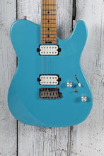 Load image into Gallery viewer, Eart Guitars TL-380 Electric Guitar Roasted Maple Neck Gloss Metal Blue Finish