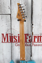 Load image into Gallery viewer, Eart Guitars TL-380 Electric Guitar Roasted Maple Neck Gloss Metal Blue Finish