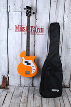 Load image into Gallery viewer, Orange O Bass 4 String Electric Bass Guitar Orange Finish with Gig Bag