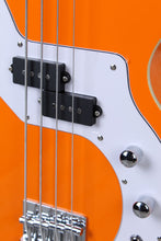 Load image into Gallery viewer, Orange O Bass 4 String Electric Bass Guitar Orange Finish with Gig Bag