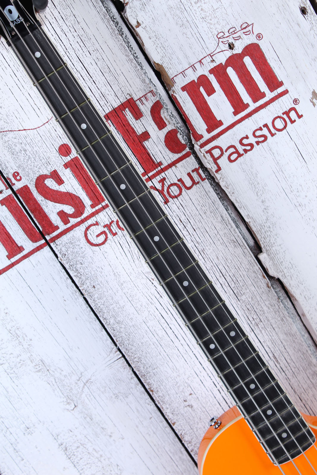 Orange O Bass 4 String Electric Bass Guitar Orange Finish with Gig Bag