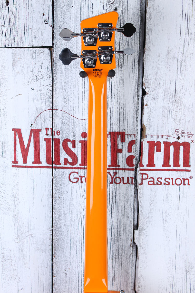 Orange O Bass 4 String Electric Bass Guitar Orange Finish with Gig Bag