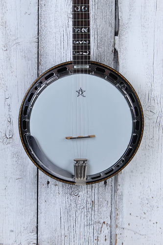 Alvarez Denver Belle 5 String Resonator Bluegrass Banjo Carved Heel with Light Lear Case
