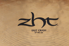 Load image into Gallery viewer, Zildjian ZHT 17 Inch Fast Crash Cymbal 17&quot; Fast Crash Drum Cymbal ZHT17FC