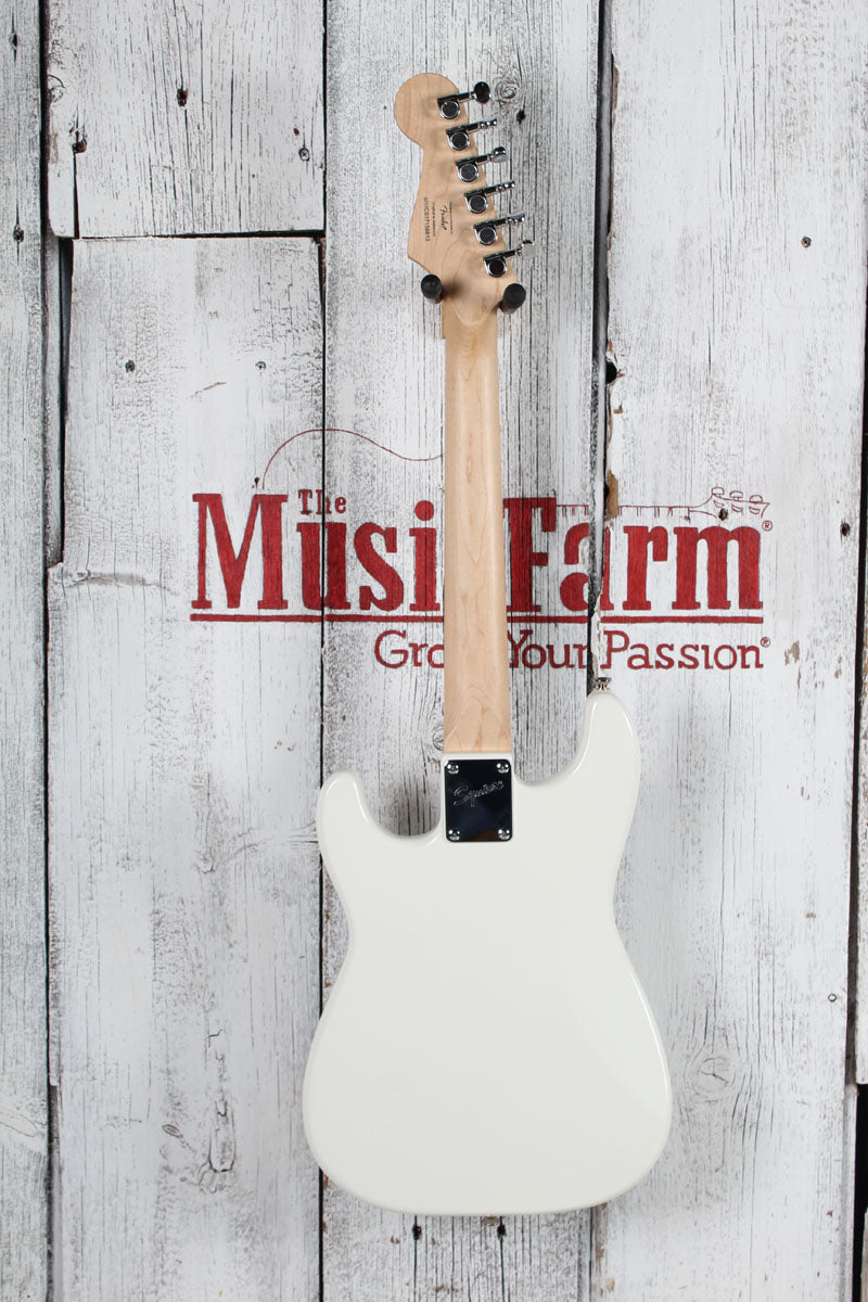 Fender Squier 2017 Mini SSS Stratocaster Electric Guitar Olympic White