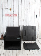 SKB Cases 6 Space Rack Case with Slanted Mixer Rack Top Hardshell Case