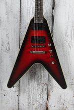Load image into Gallery viewer, Epiphone Dave Mustaine Flying V Prophecy Electric Guitar Dark Red Burst with Case