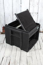 SKB Cases 6 Space Rack Case with Slanted Mixer Rack Top Hardshell Case