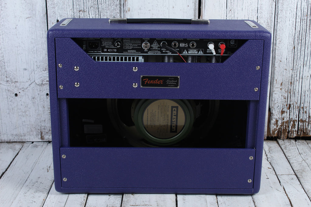 Fender LTD '65 Princeton Reverb Greenback / Plum Electric Guitar Amplifier