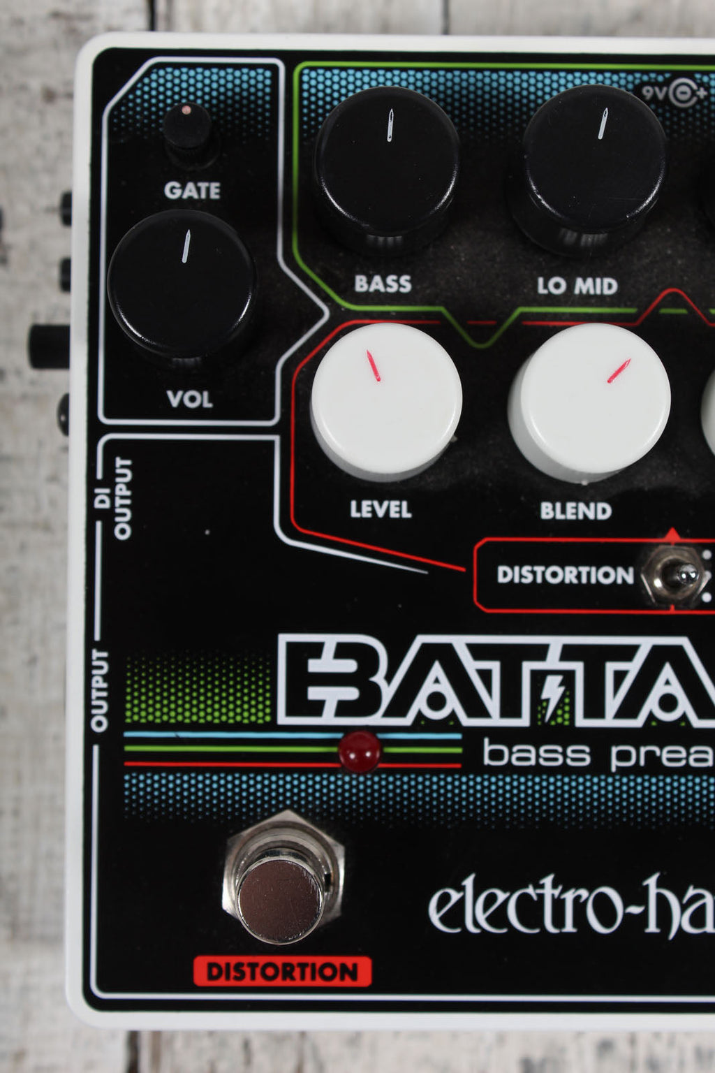 Electro-Harmonix Battalion Bass Preamp and DI Pedal Electric Bass Guitar Effects Pedal