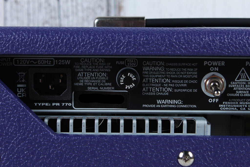 Fender LTD '65 Princeton Reverb Greenback / Plum Electric Guitar Amplifier