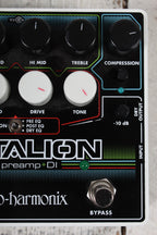 Electro-Harmonix Battalion Bass Preamp and DI Pedal Electric Bass Guitar Effects Pedal