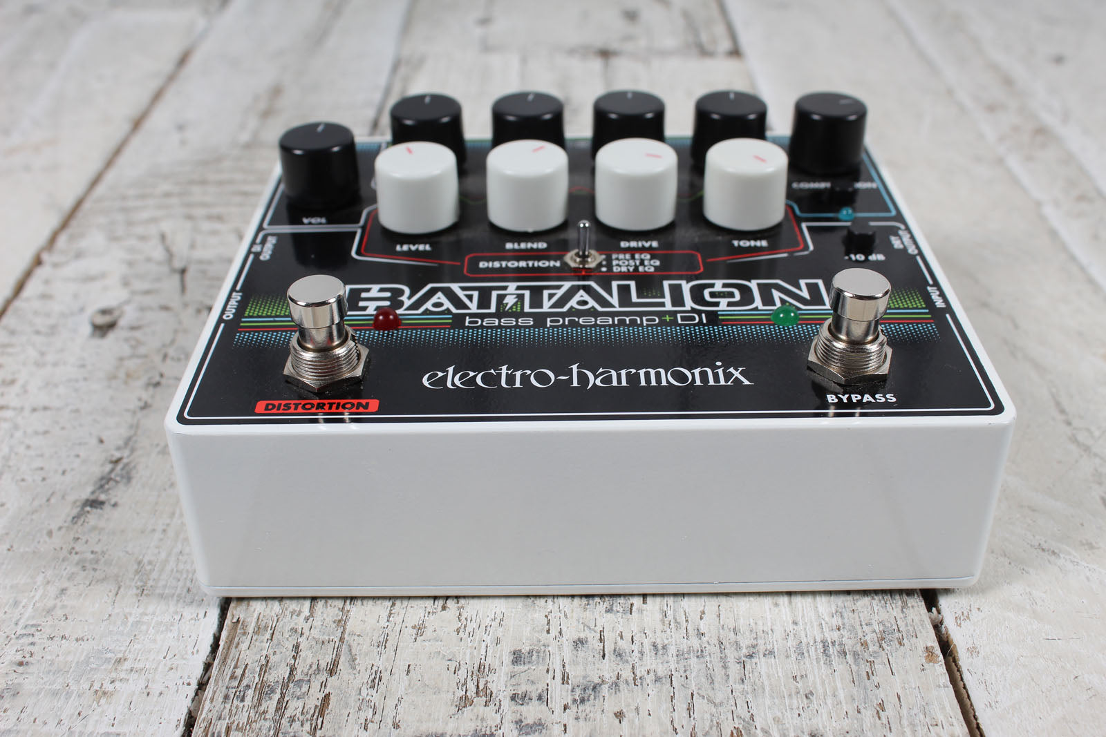 Electro-Harmonix Battalion Bass Preamp and DI Pedal Electric Bass Guitar Effects Pedal