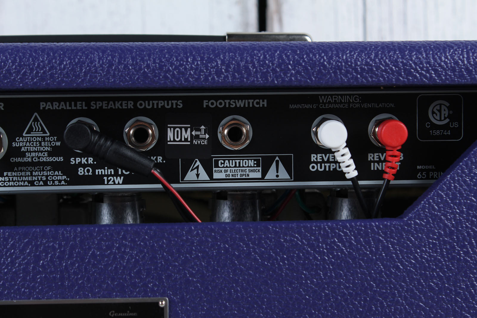 Fender LTD '65 Princeton Reverb Greenback / Plum Electric Guitar Amplifier